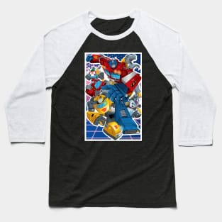 Robot Warriors Baseball T-Shirt